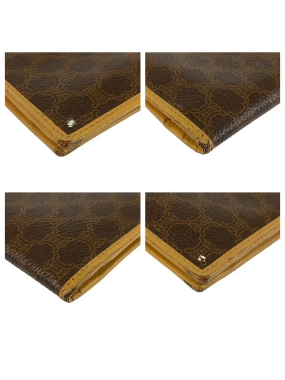 Celine Macadam Brown Wallet Billfold - Picture 5 of 9